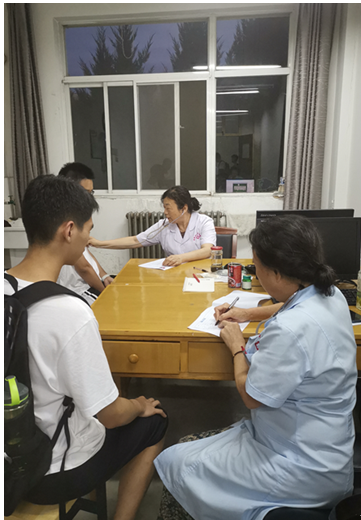 校医院2019年新生体检及预防保健工作正在进行时
