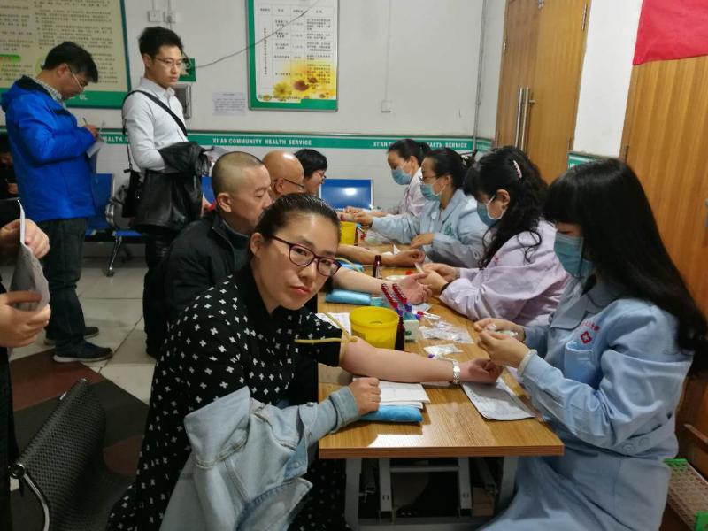 我校教职工查体工作圆满完成